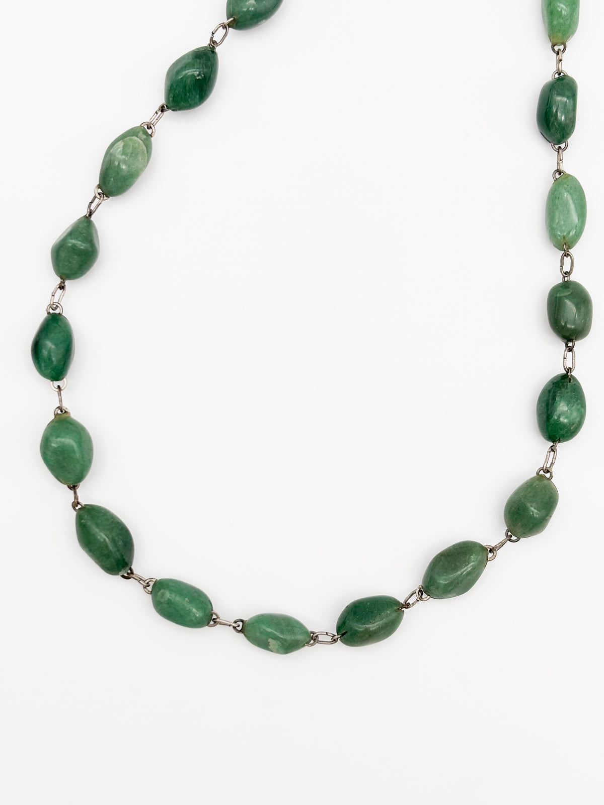 Forest Agate Gemstone Chain Necklace