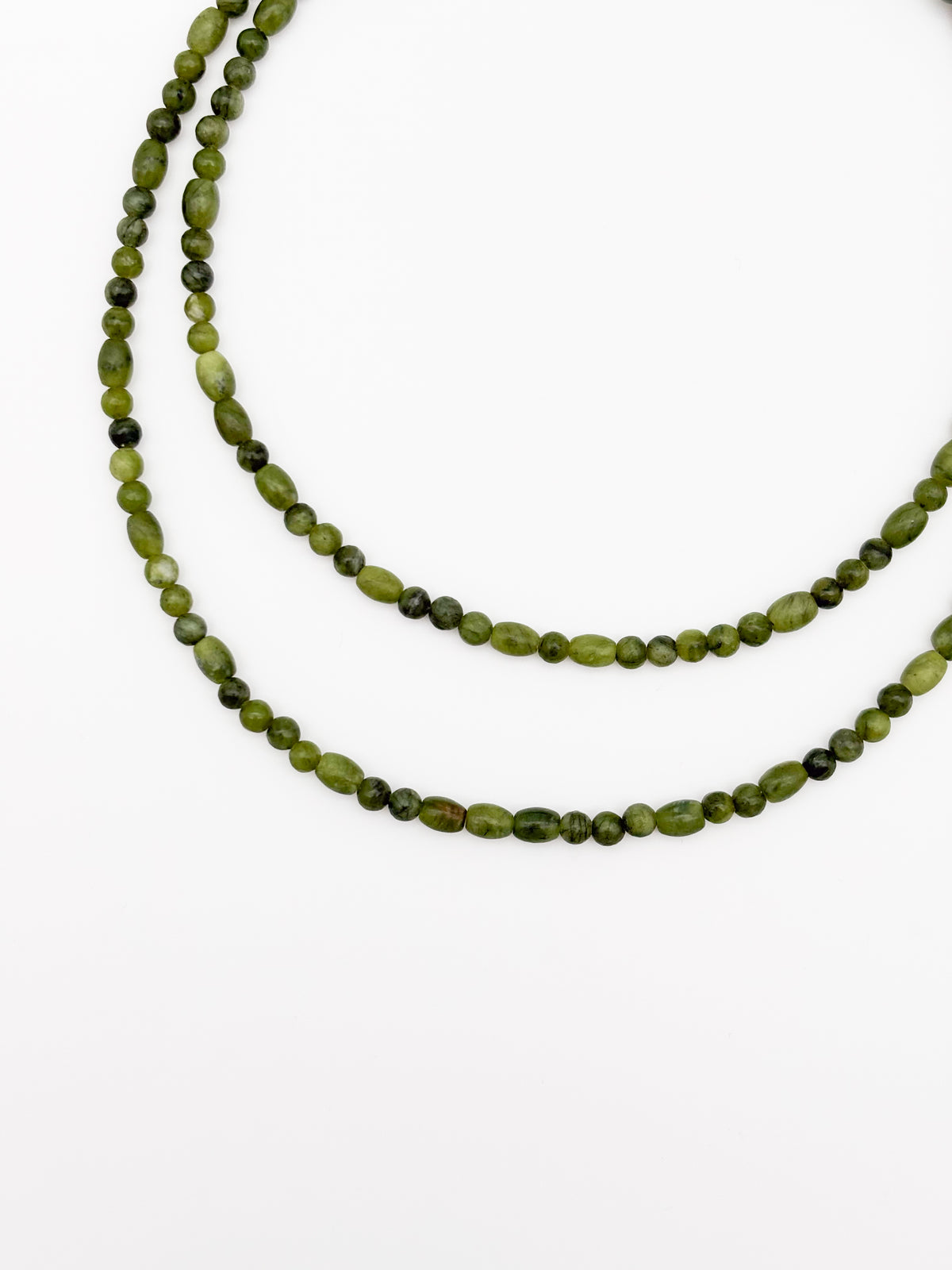 Jade Echo Gemstone Necklace