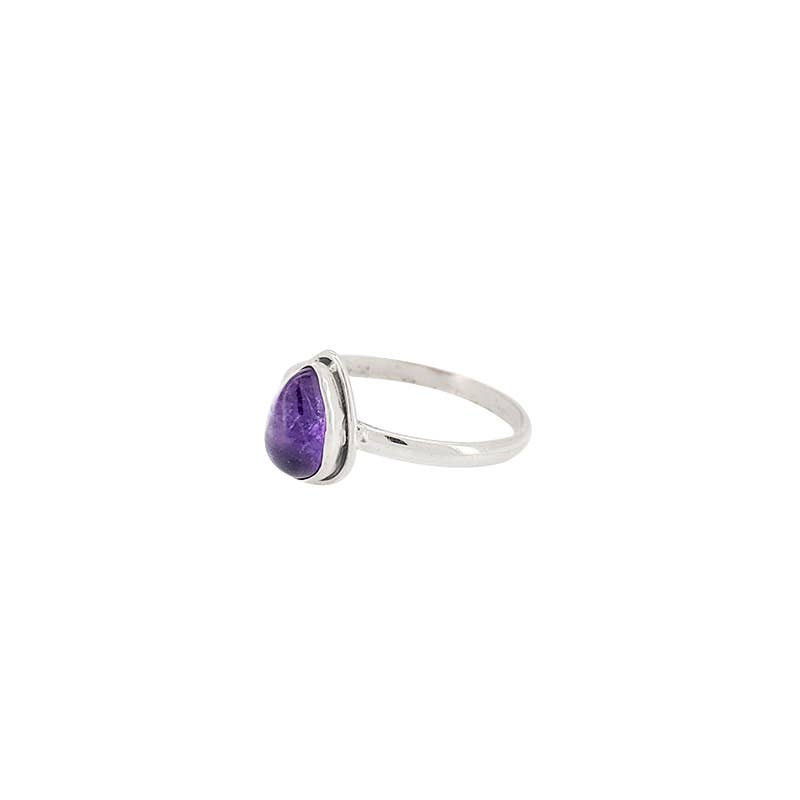 Amethyst Sterling Silver Ring