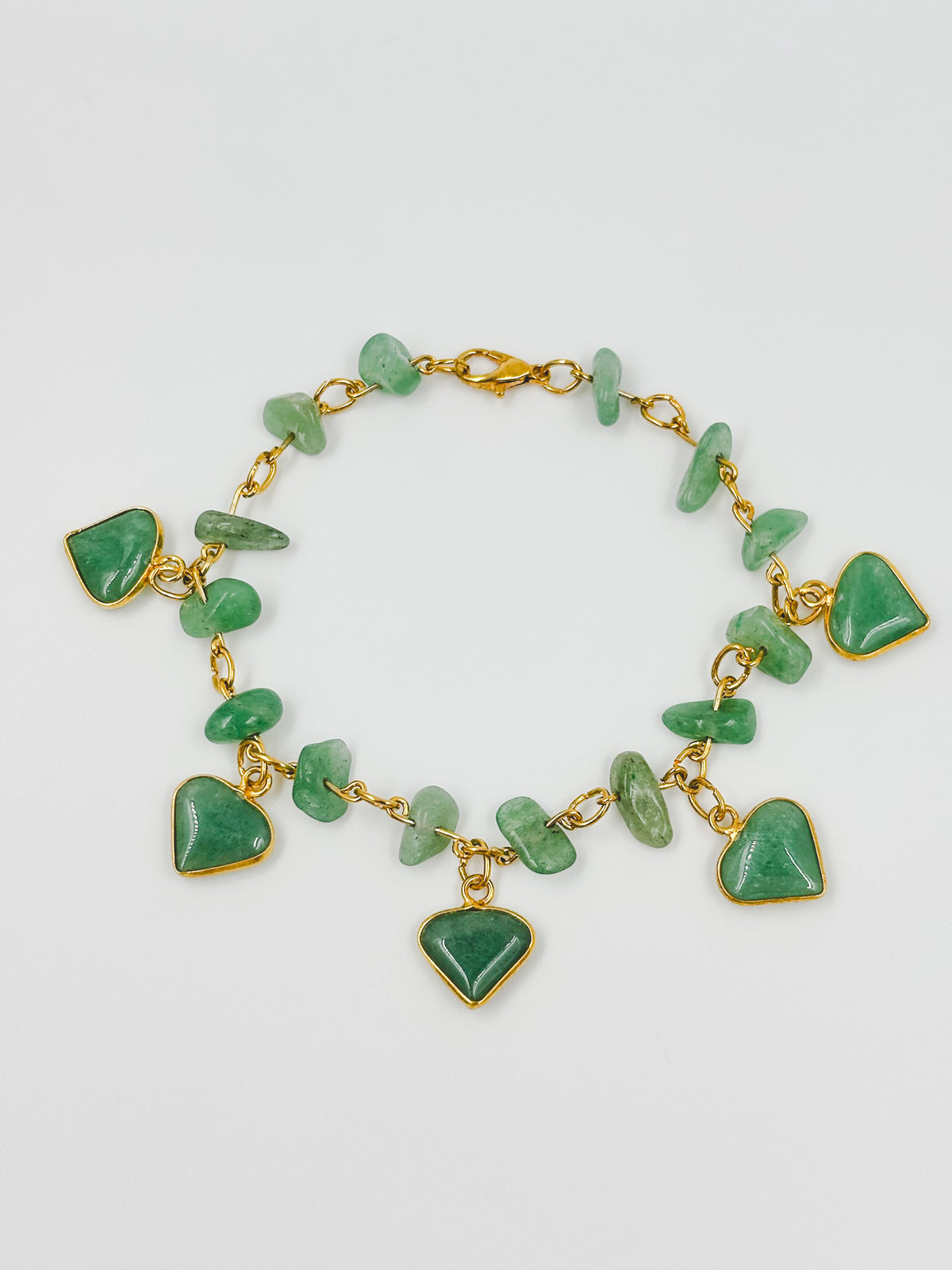 Green Aventurine Droplet Bracelet