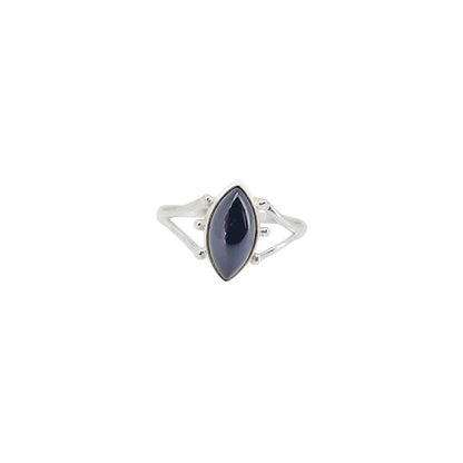 Black Onyx Stone  Sterling Silver Ring