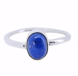 Lapis Sterling Silver Ring