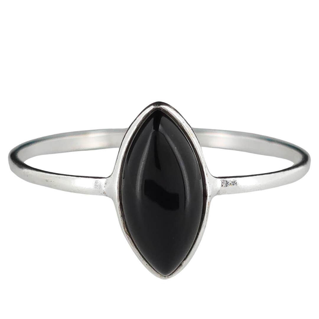 Black Onyx Sterling Silver Ring