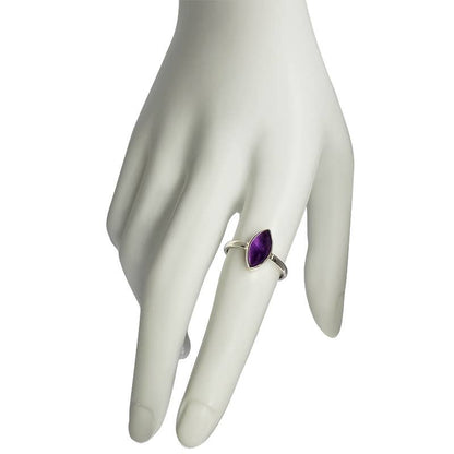 Amethyst Sterling Silver Ring
