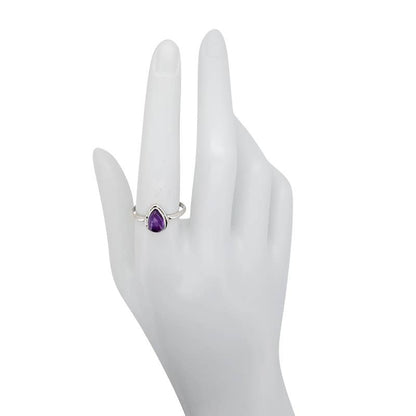 Amethyst Sterling Silver Ring