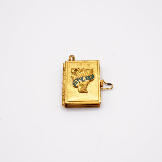 Music Notes Gold Charm