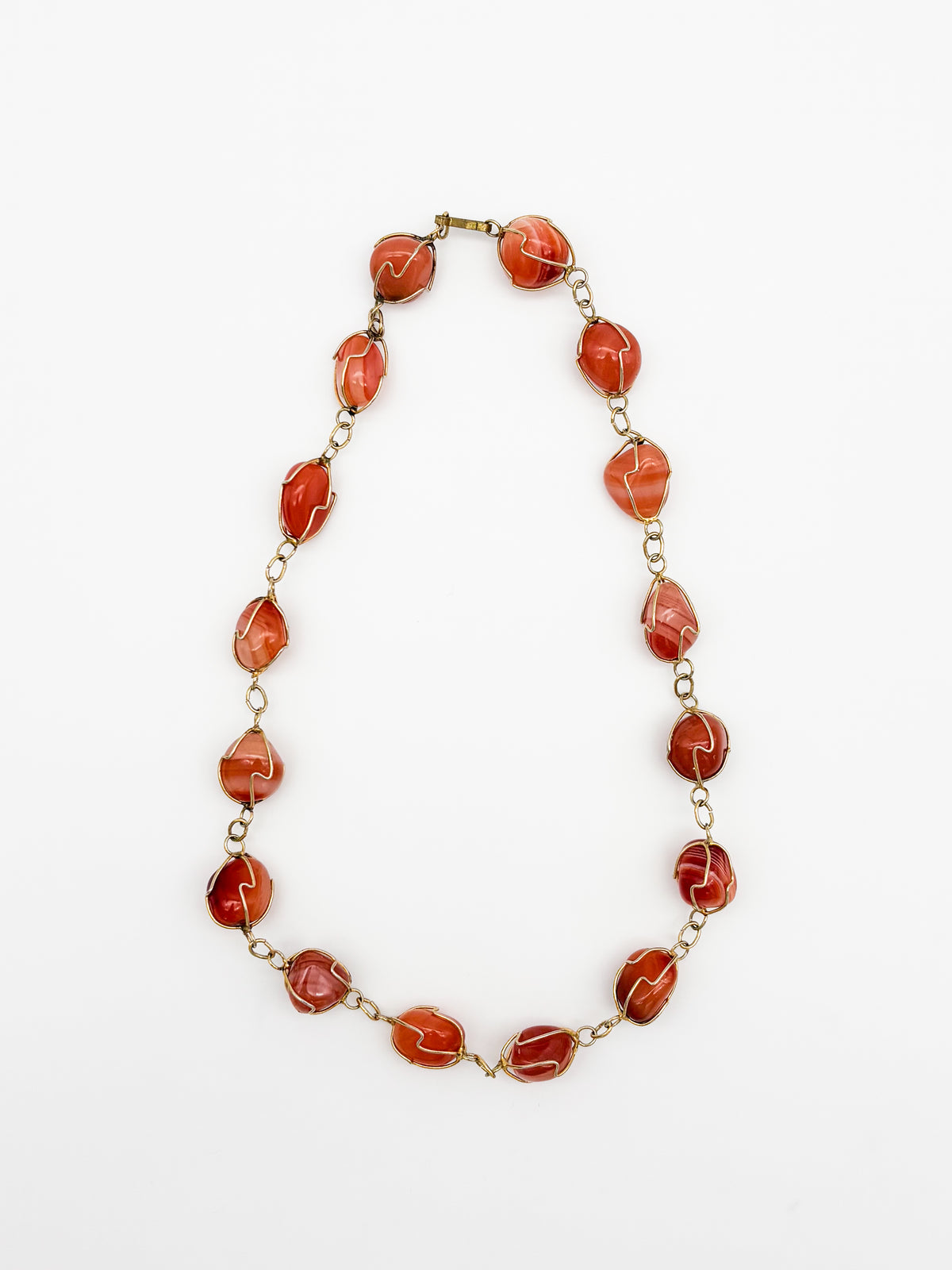 Wildflare Agate Gemstone Chain Necklace