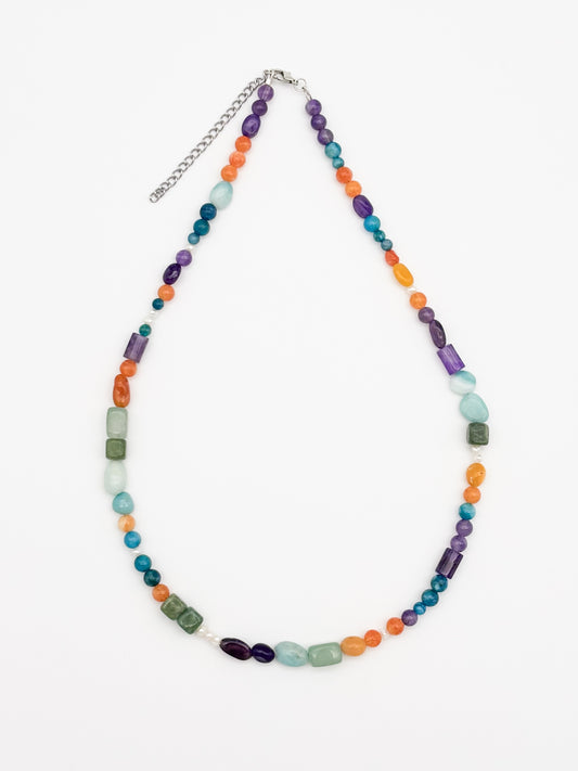 Peacock Gemstone Necklace
