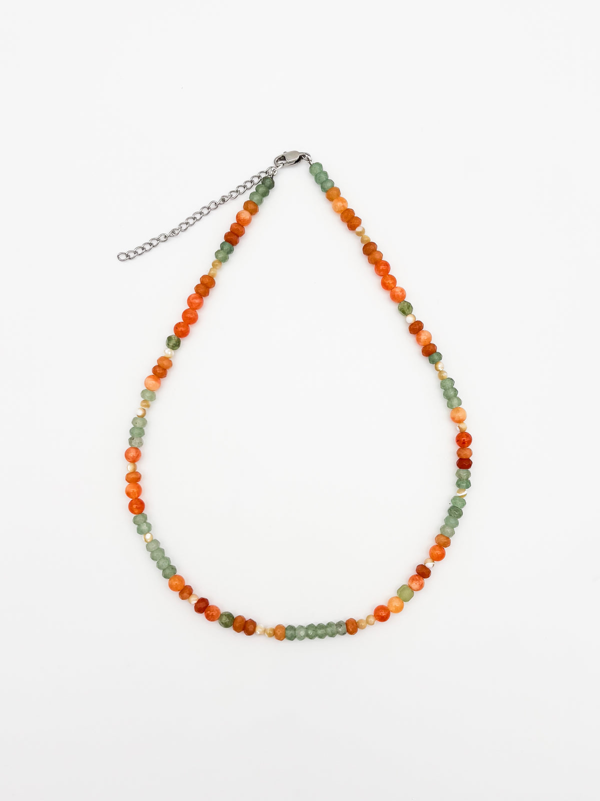 Citrus Mist Gemstone Necklace