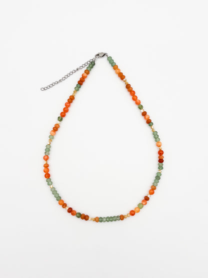Citrus Mist Gemstone Necklace