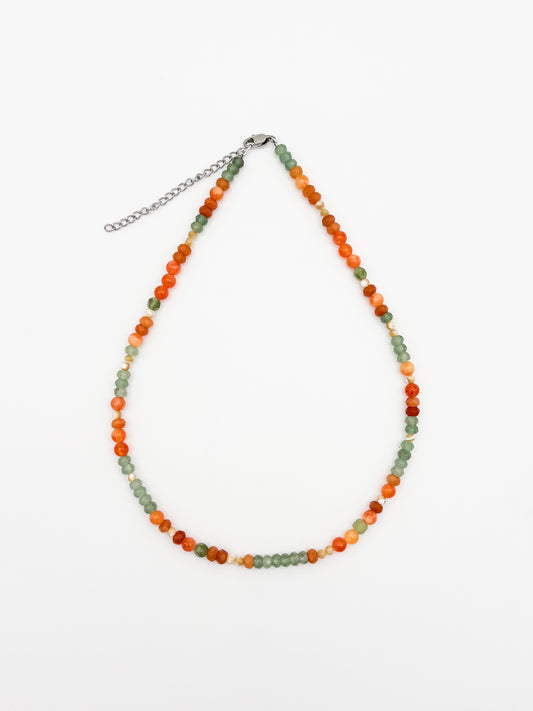 Citrus Mist Gemstone Necklace