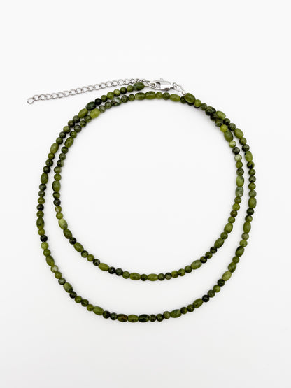 Jade Echo Gemstone Necklace