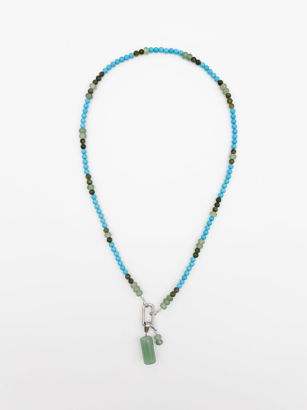 Riverline Gemstone Charm Keeper Necklace