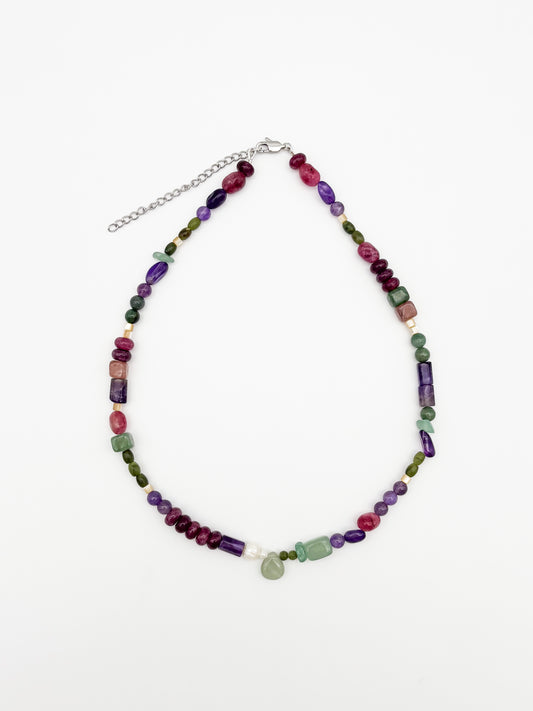 Multi-Beast Gemstone Necklace
