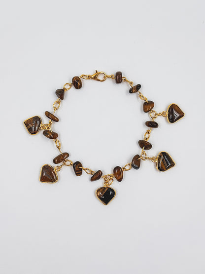 Tiger Eye Droplet Bracelet