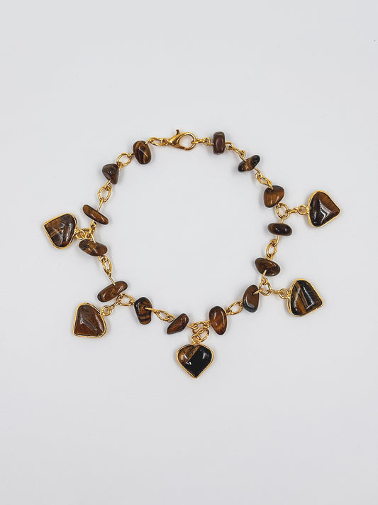 Tiger Eye Droplet Bracelet