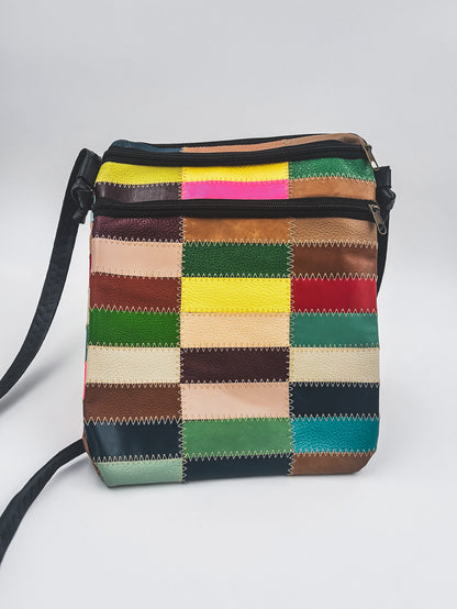 Patchwork Leather Crossbody - Medium