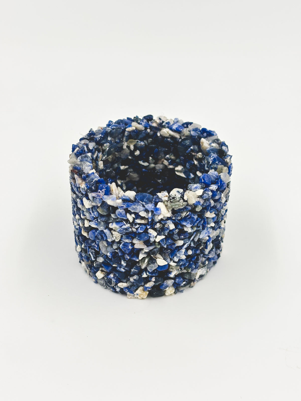 Mini Gemstone Chip Pot - Lapis Lazuli