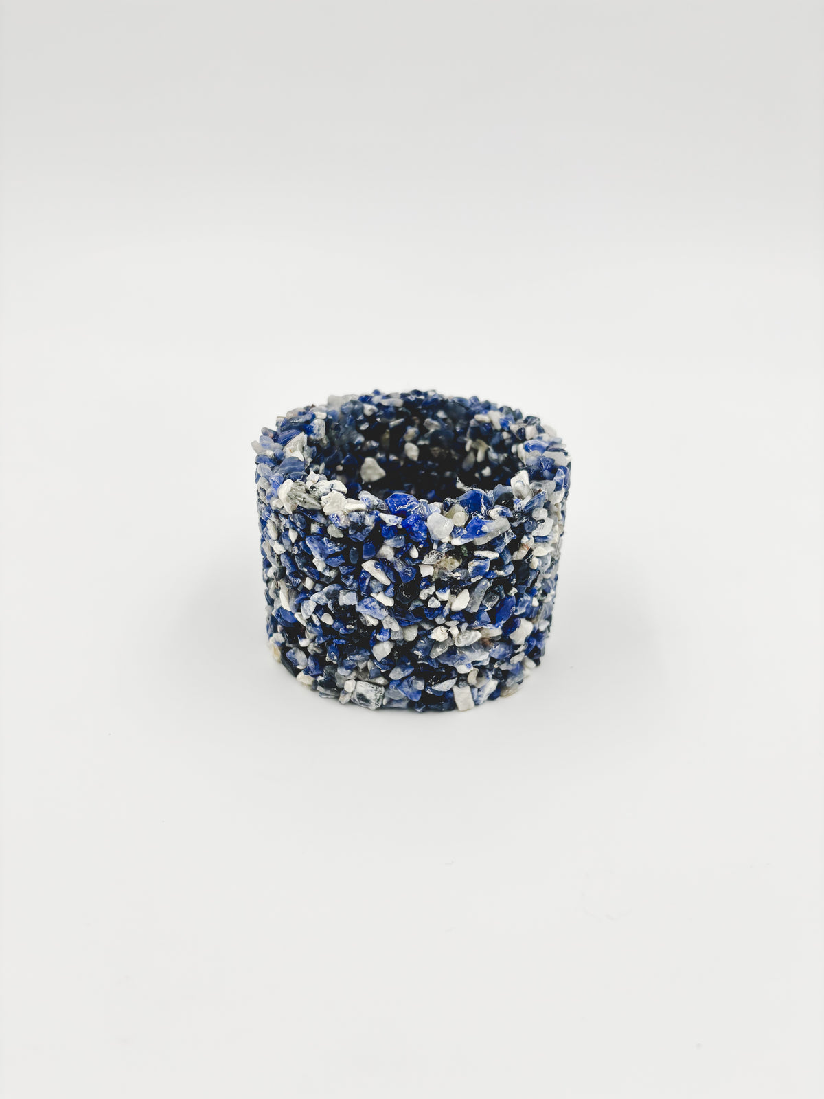Mini Gemstone Chip Pot - Lapis Lazuli