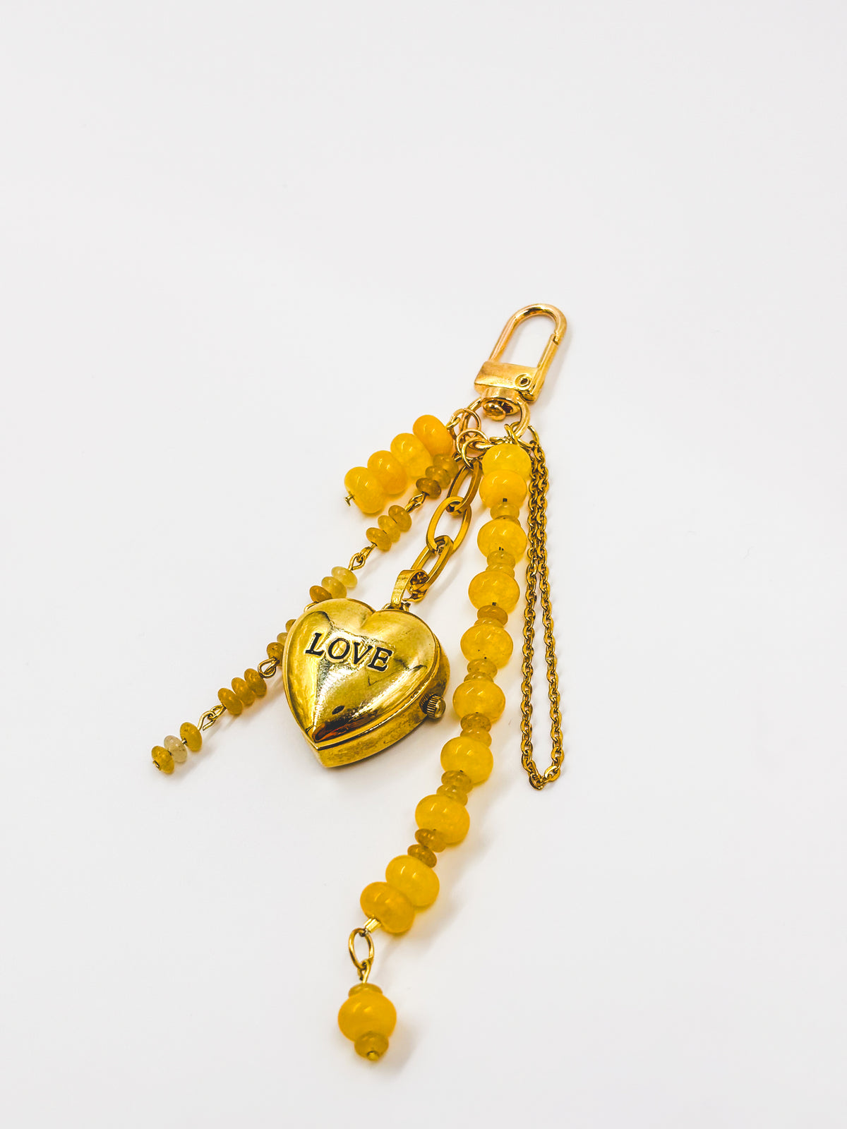 Trinket Totem - Vintage Golden LOVE Pocket Watch